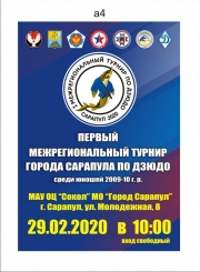 ПЕРВЫЙ МЕЖРЕГИОНАЛЬНЫЙ ТУРНИР ГОРОДА САРАПУЛА ПО ДЗЮДО СРЕДИ ЮНОШЕЙ 2009-2010г.р.
