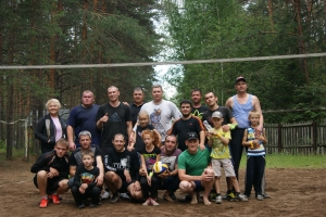 совместное спортивно-оздоровительное мероприятие на Базе отдыха "Русь"